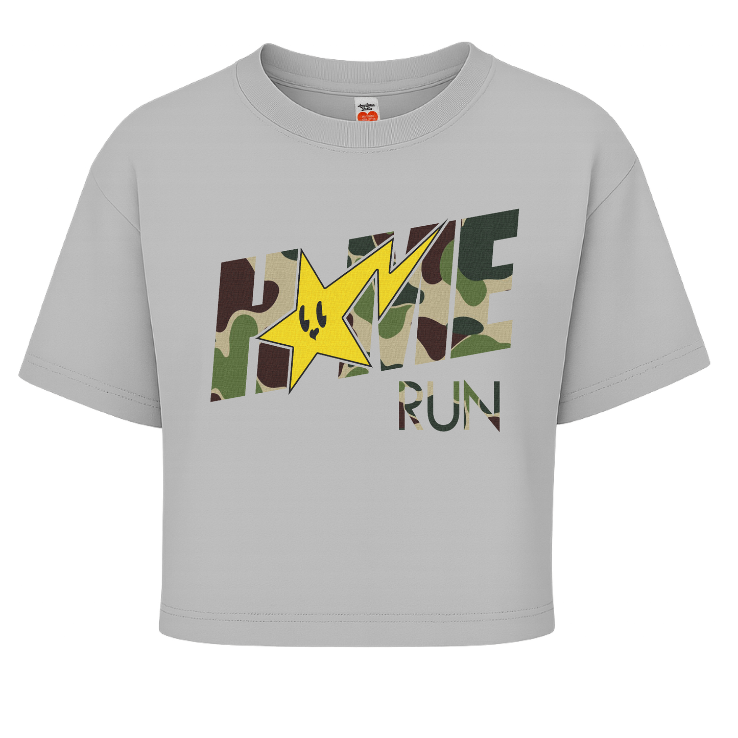 Home Runsta Tee – Green Camo