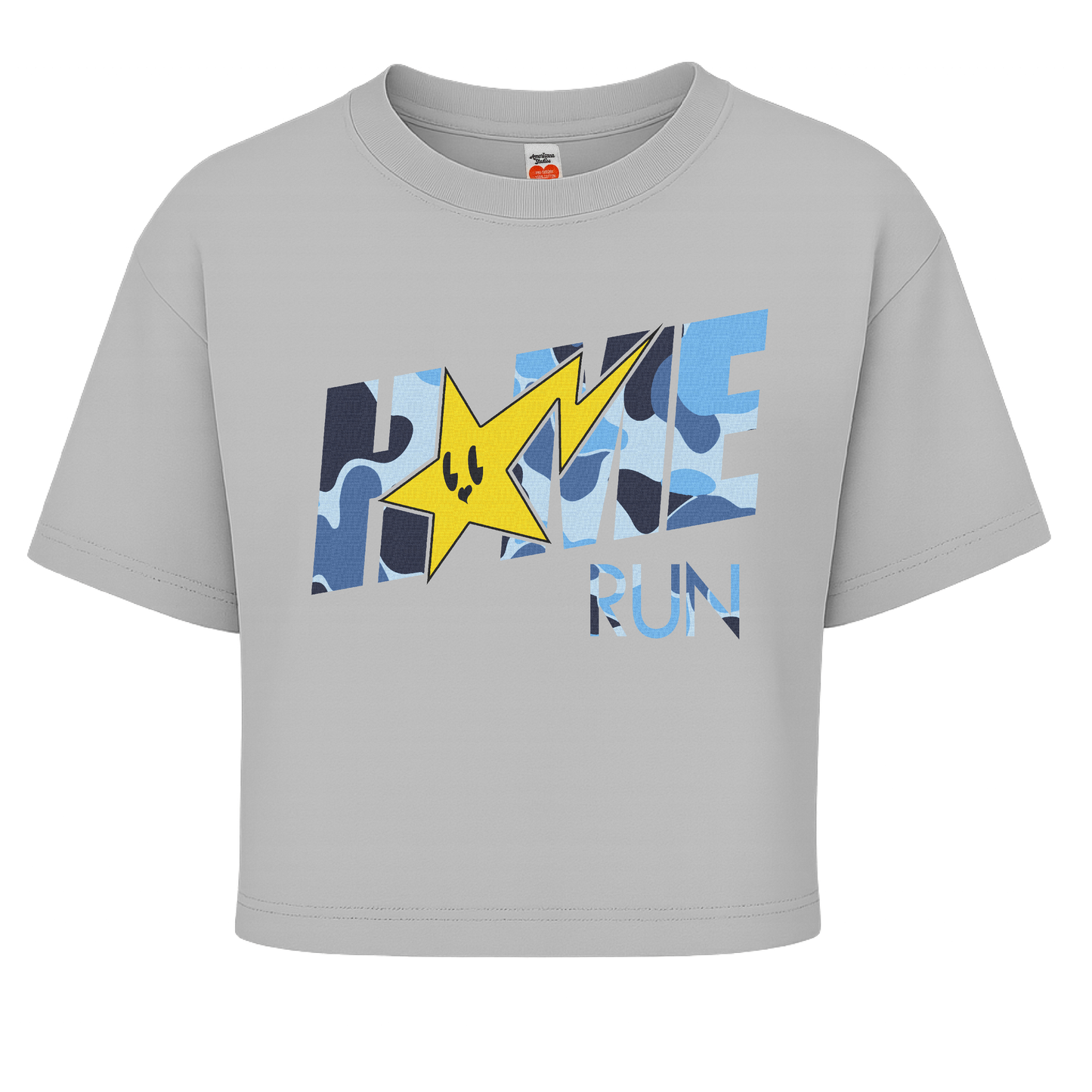 Home Runsta Tee – Blue Camo