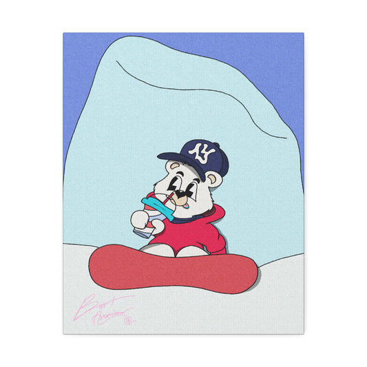 ICEE BEAR (CANVAS)