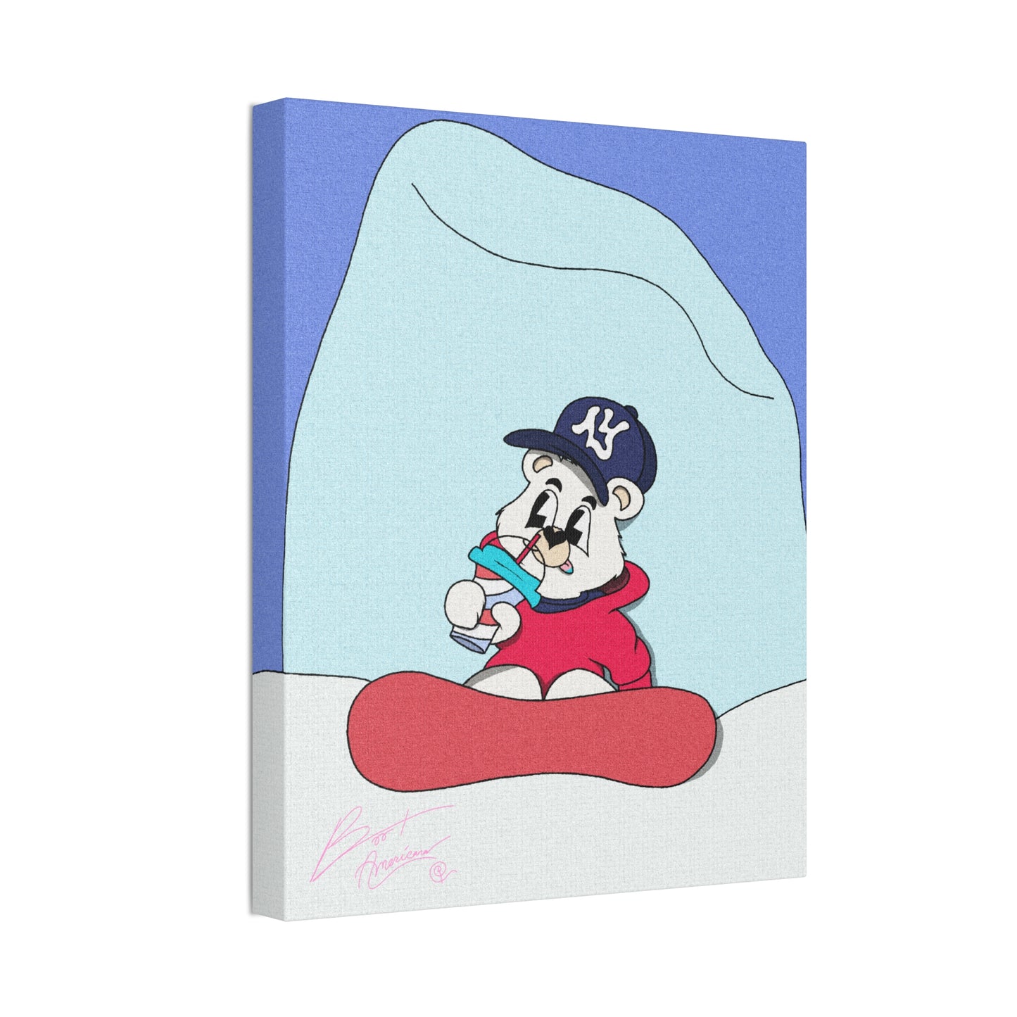 ICEE BEAR (CANVAS)