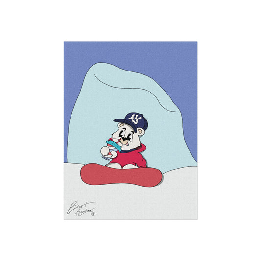 ICEE BEAR (POSTER PRINT)