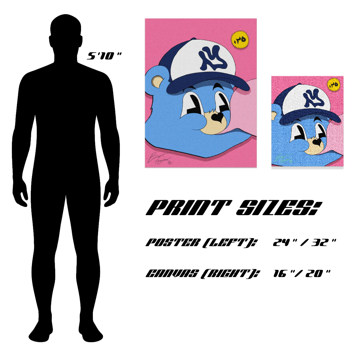 BLUEBERRY BUBBLEGUM (POSTER PRINT)