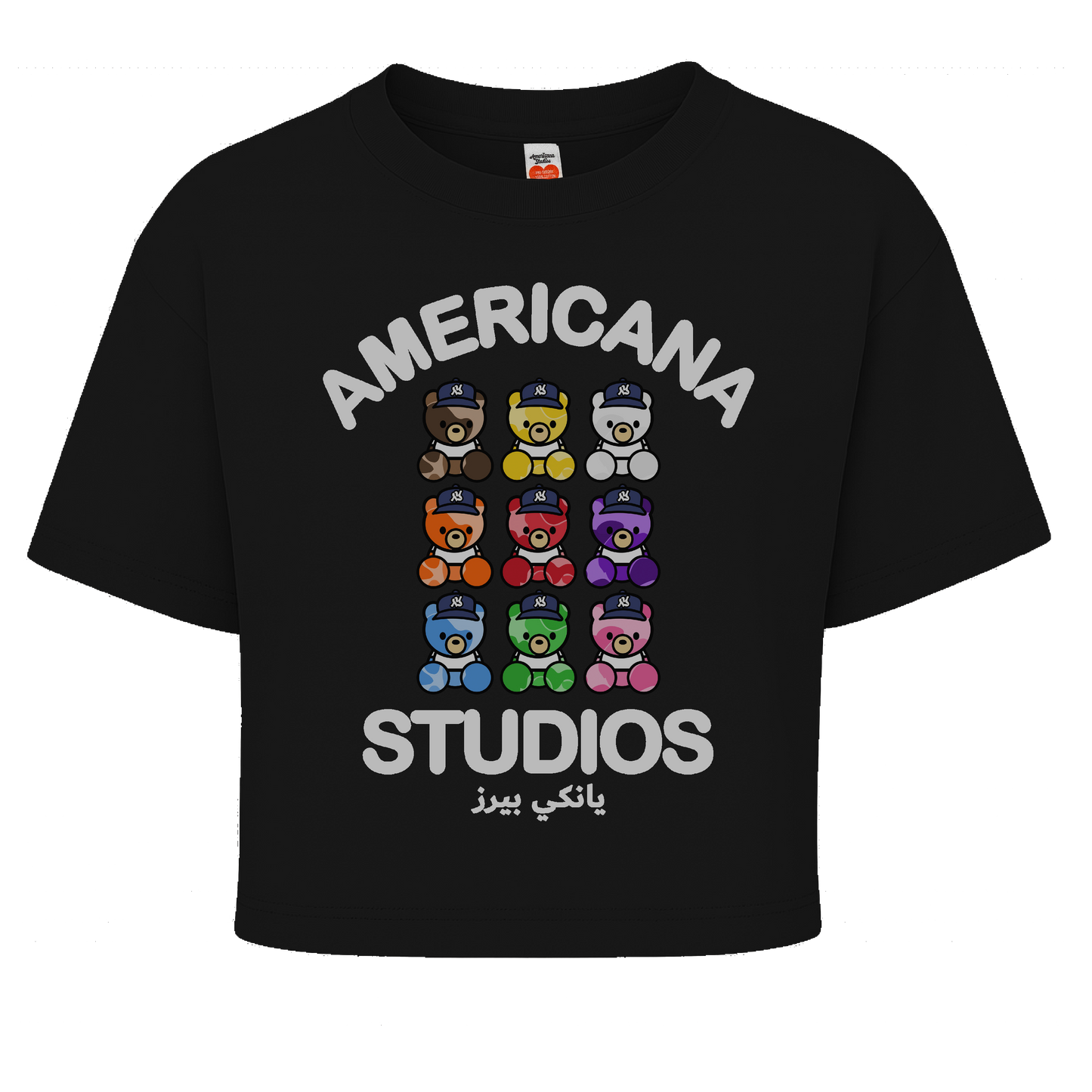 Baby Mocha Full Roster Tee – Black
