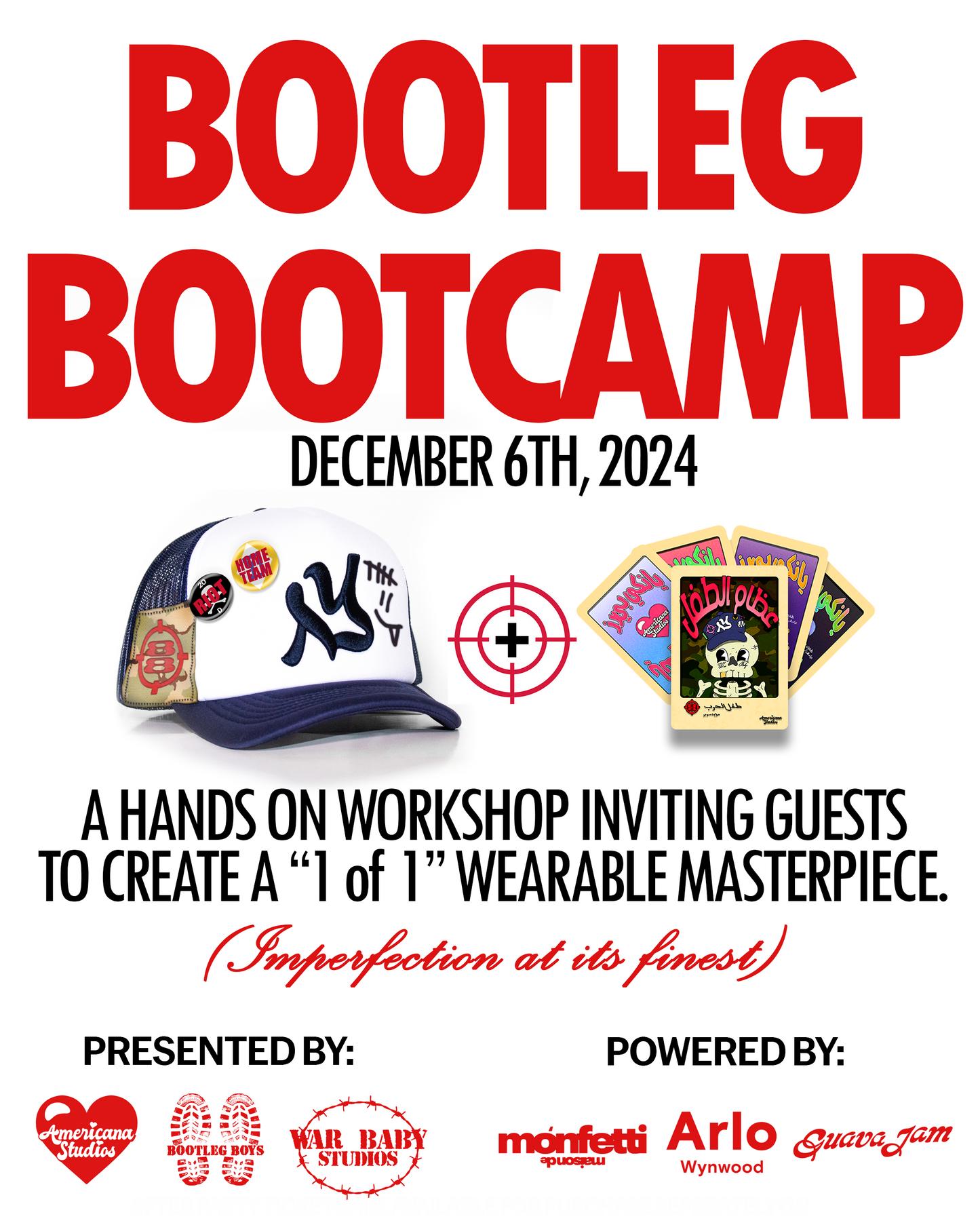 BOOTLEG BOOTCAMP WORKSHOP PACKAGE (ART BASEL 2024)